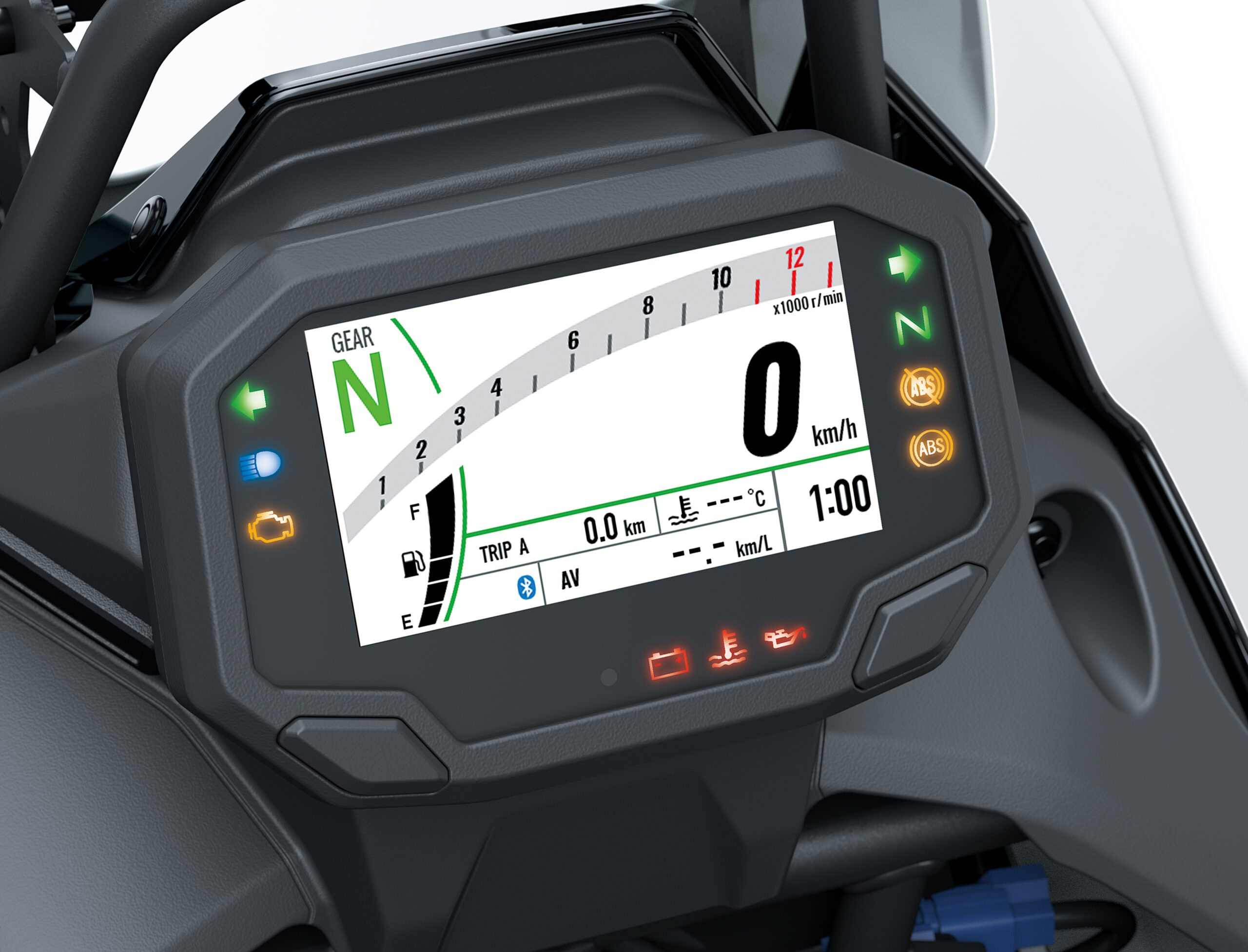 Kawasaki KLE500 dashboard