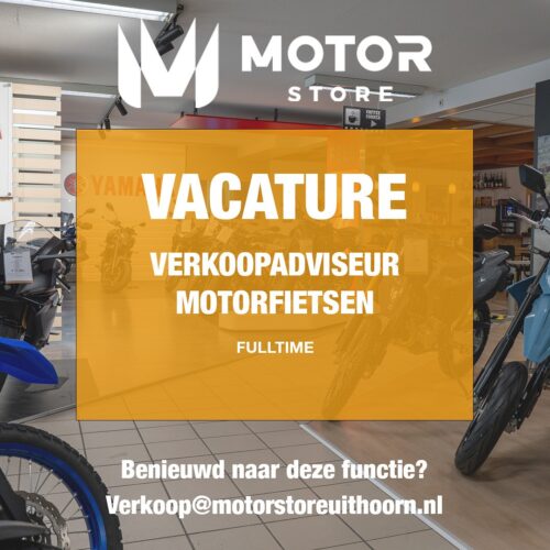 vacature verkoop motoren Uithoorn Amsterdam
